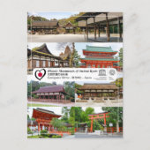 UNESCO - Kyoto - Kamowakeikazuchi-jinja - 賀 茂 別 神  Briefkaart (Voorkant)
