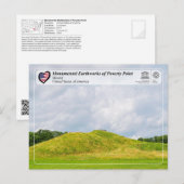 UNESCO - Monumental Earthworks of Poverty Point Briefkaart (Voorkant / Achterkant)