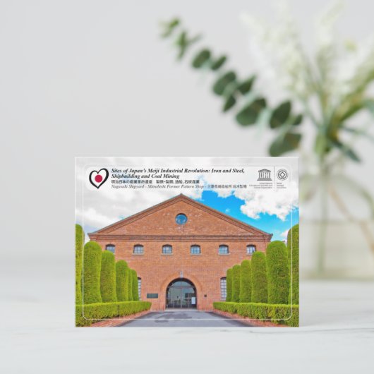 UNESCO - Nagasaki - Voormalige Patroonwinkel Mitsu Briefkaart (Staand voorkant)