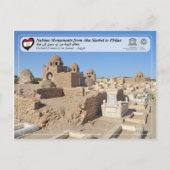 UNESCO - Nubian Monuments - Aswan Fatimid-begraafp Briefkaart (Voorkant)