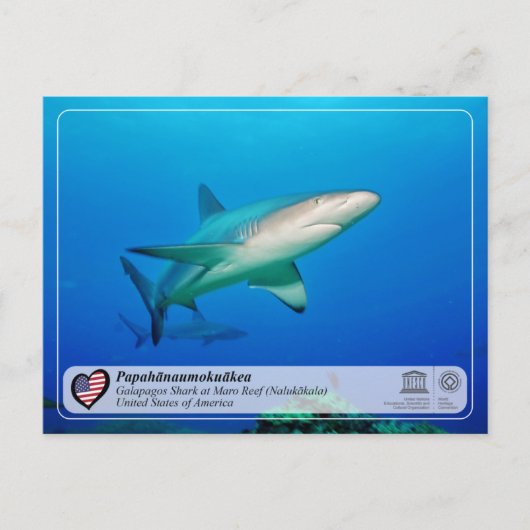 UNESCO - Papahānaumokuākea - Briefkaart Maro Reef (Voorkant)