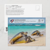 UNESCO - Papahānaumokuākea - Franstalige voetbalsc Briefkaart (Voorkant / Achterkant)