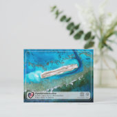 UNESCO - Papahānaumokuākea - Franstalige voetbalsc Briefkaart (Staand voorkant)