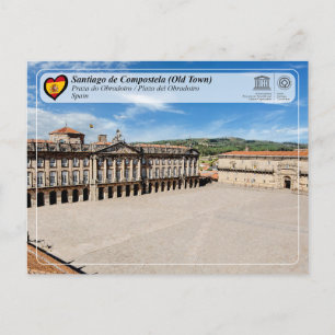 UNESCO - Plaza del Obradoiro / Praza do Obradoiro Briefkaart
