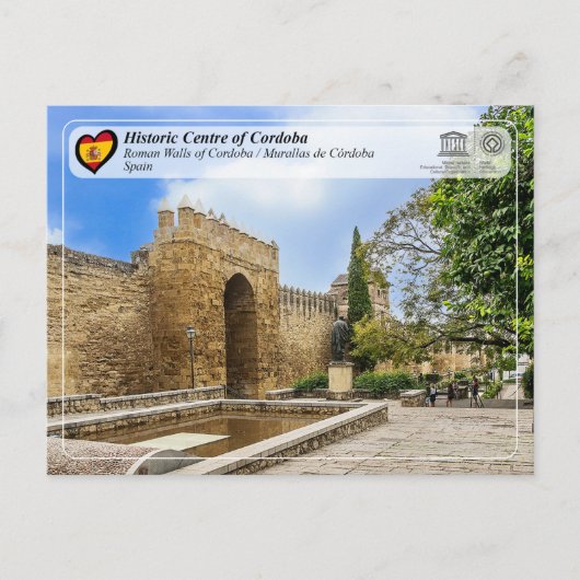 UNESCO - Romeinse muren / Murallas de Cordoba Briefkaart (Voorkant)