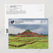 UNESCO - Ruïnes van de boeddhistische vihara in Pa Briefkaart (Voorkant / Achterkant)