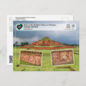 UNESCO - Ruïnes van de boeddhistische vihara in Pa Briefkaart (Voorkant / Achterkant)