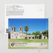UNESCO - San Antonio - Mission Concepción Briefkaart (Voorkant / Achterkant)