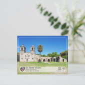 UNESCO - San Antonio - Mission Concepción Briefkaart (Staand voorkant)