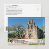 UNESCO - San Antonio - Mission Espada Briefkaart (Voorkant / Achterkant)