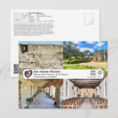 UNESCO - San Antonio - Mission Espada Briefkaart (Voorkant / Achterkant)