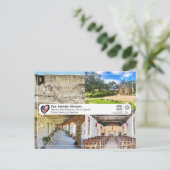 UNESCO - San Antonio - Mission Espada Briefkaart (Staand voorkant)