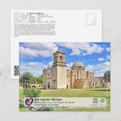 UNESCO - San Antonio - Mission San José Briefkaart (Voorkant / Achterkant)