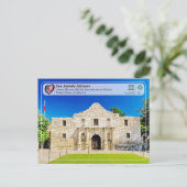 UNESCO - San Antonio - Mission Valero Briefkaart (Staand voorkant)