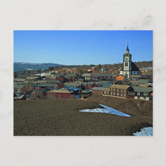UNESCO-site Røros, Noorwegen Briefkaart (Voorkant)