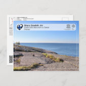 UNESCO Struve Geodetic Arc - SVARTVIRA Mustaviiri Briefkaart (Voorkant / Achterkant)