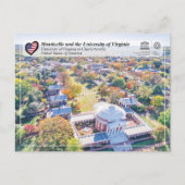 UNESCO - University of Virginia in Charlottesville Briefkaart (Voorkant)
