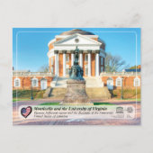UNESCO - University of Virginia in Charlottesville Briefkaart (Voorkant)