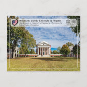 UNESCO - University of Virginia in Charlottesville Briefkaart (Voorkant)