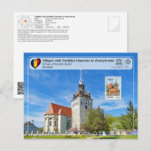 UNESCO Village of Saschiz-Keisd (Stamp Edition) Po Briefkaart (Voorkant / Achterkant)
