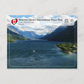 UNESCO - Waterton Glacier International Peace Park Briefkaart (Voorkant)