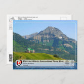 UNESCO - Waterton Glacier International Peace Park Briefkaart (Voorkant / Achterkant)
