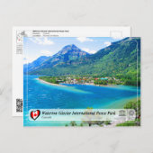 UNESCO - Waterton Glacier International Peace Park Briefkaart (Voorkant / Achterkant)
