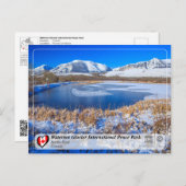 UNESCO - Waterton Glacier International Peace Park Briefkaart (Voorkant / Achterkant)