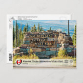 UNESCO - Waterton Glacier International Peace Park Briefkaart (Voorkant / Achterkant)