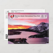 UNESCO - Waterton Glacier International Peace Park Briefkaart (Voorkant / Achterkant)