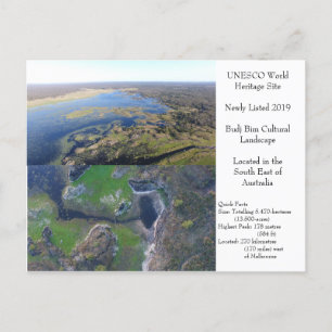 UNESCO werelderfgoedsite Budj Bim Briefkaart
