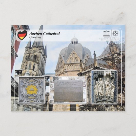 UNESCO WHS - Aachen Cathedral Briefkaart (Voorkant)