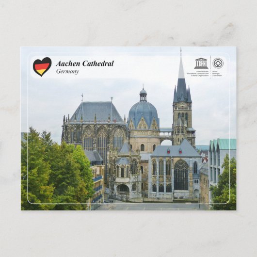 UNESCO WHS - Aachen Cathedral Briefkaart (Voorkant)