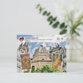 UNESCO WHS - Aachen Cathedral Briefkaart (Staand voorkant)