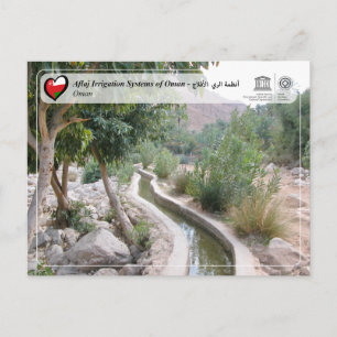 UNESCO WHS - Aflaj Irrigatiesystemen of Oman Briefkaart
