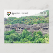 UNESCO WHS - Ajanta Caves Briefkaart (Voorkant)
