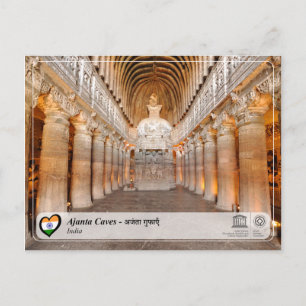 UNESCO WHS - Ajanta Caves Briefkaart