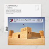 UNESCO WHS - Al Zubarah Archaeological Site Briefkaart (Voorkant / Achterkant)