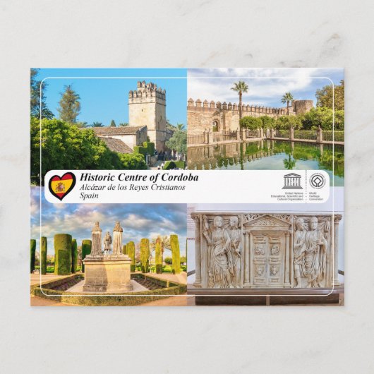 UNESCO WHS - Alcázar de los Reyes Cristianos Briefkaart (Voorkant)