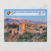 UNESCO WHS - Alhambra, Granada Briefkaart (Voorkant)