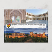 UNESCO WHS - Alhambra, Granada Briefkaart (Voorkant)