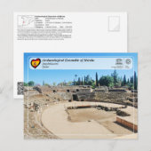 UNESCO WHS - Amphitheater van Mérida Briefkaart (Voorkant / Achterkant)