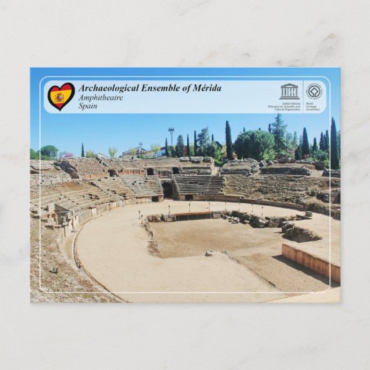 UNESCO WHS - Amphitheater van Mérida Briefkaart (Voorkant)