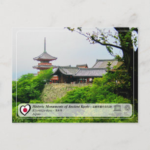 UNESCO WHS - Ancient Kyoto - Kiyomizu-dera - 清 水 寺 Briefkaart