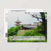 UNESCO WHS - Ancient Kyoto - Kiyomizu-dera - 清 水 寺 Briefkaart (Voorkant / Achterkant)