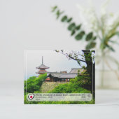 UNESCO WHS - Ancient Kyoto - Kiyomizu-dera - 清 水 寺 Briefkaart (Staand voorkant)