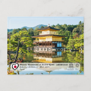 UNESCO WHS - Ancient Kyoto -Rokuon-ji - 鹿 苑 寺 Briefkaart