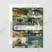UNESCO WHS - Ancient Kyoto - Ujigami-jinja - 宇 治 神 Briefkaart (Voorkant / Achterkant)