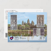 UNESCO WHS - Angkor - Angkor Wat Briefkaart (Voorkant / Achterkant)