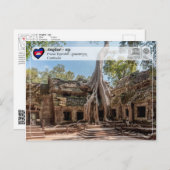 UNESCO WHS - Angkor - Taprohm Temple Briefkaart (Voorkant / Achterkant)
